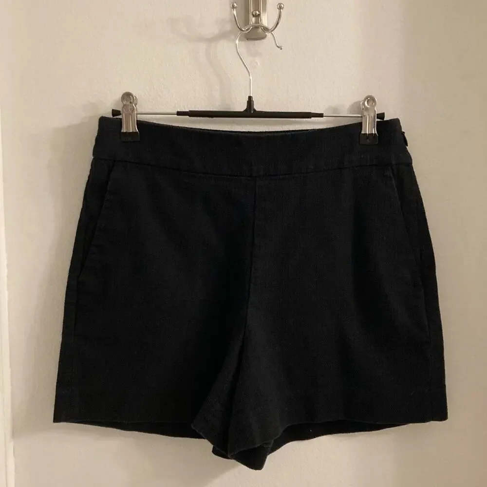 J. Crew Factory black basketweave